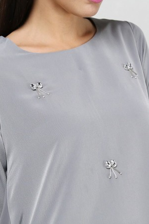 Prue Fishtail in Grey